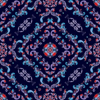 Rosemaling tile