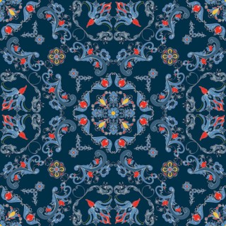 Rosemaling tile