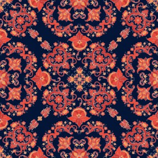 Rosemaling tile