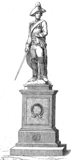 The monument of Friedrich Wilhelm Freiherr von Seydlitz in Kalkar