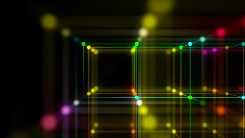 Abstract connection dots. Technology background. Network concept. 3d rendering