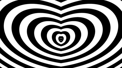 Black and white stripes. Computer generated abstract background