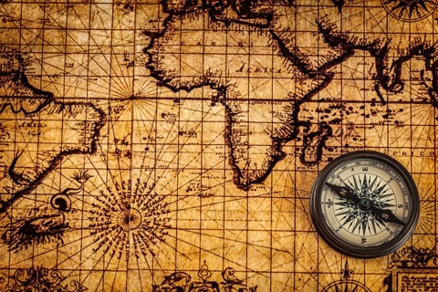 Travel geography navigation concept background