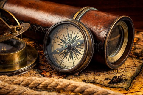 Travel geography navigation concept background