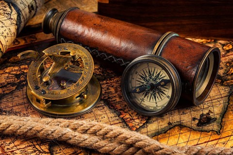 Travel geography navigation concept background