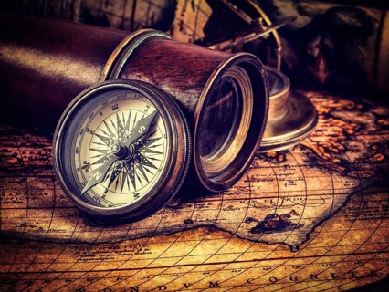 Travel geography navigation concept background