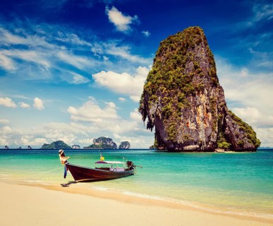 Thailand tropical vacation concept background
