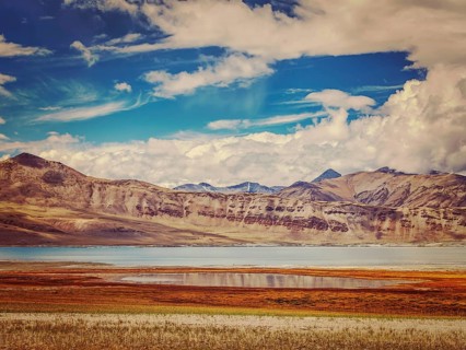 Vintage retro effect filtered hipster style image of Tso Kar