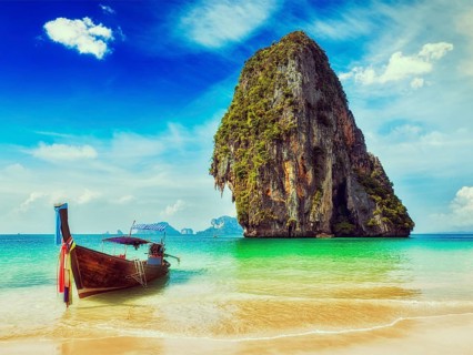 Thailand tropical vacation concept background