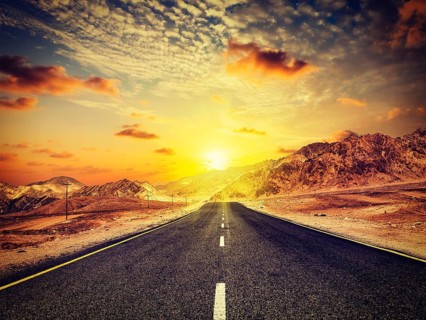 Travel forward concept background