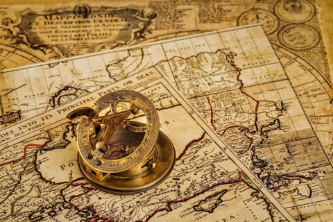 Travel geography navigation concept background