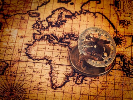 Travel geography navigation concept background