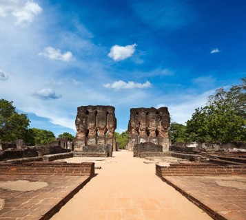 Ancient Royal Palace ruins. Pollonaruwa