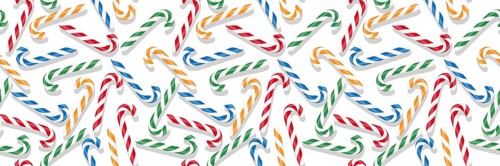 Candy cane Christmas pattern
