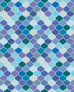 Morroccan tile mosaic pattern