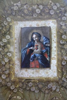 Madonna painting in the interior