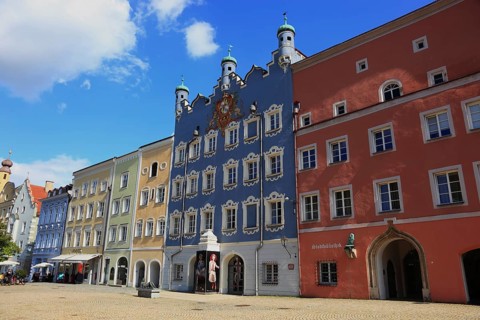 Old town with town hall