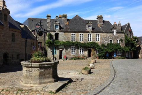 Houses in the medieval village of Locronan