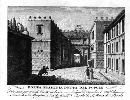 Porta flaminia detta del popolo