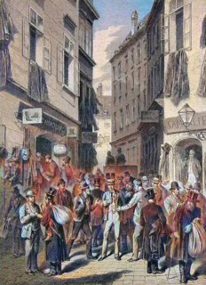 Die Judengasse in Wien