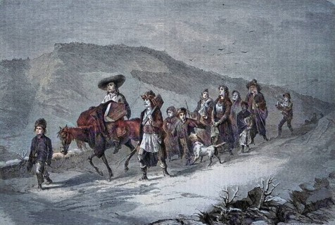 Gypsy Burial in Transylvania