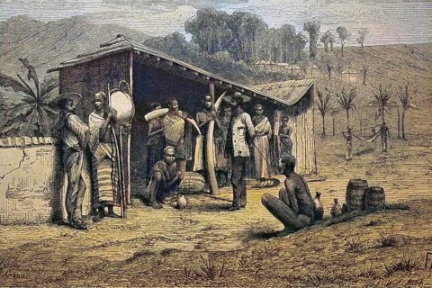 Ivory Traders on the West Coast of Africa