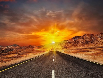 Travel forward concept background