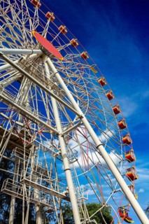 Ferris wheel in the sky