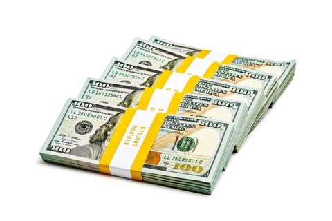 Creative business finance making money concept