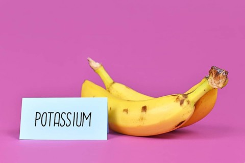 Concept for potassium in banana fruits