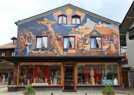 Shop of a wood carver