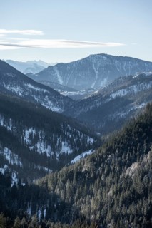 Mountains in winter