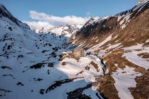 Mountains in winter