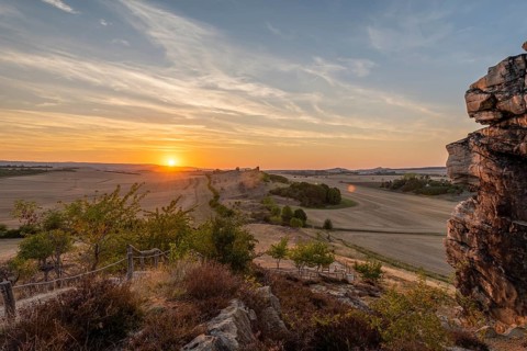 Sunset at the Teufelsmauer
