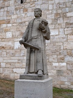 Monument to the theologian and reformist Thomas Muentzer