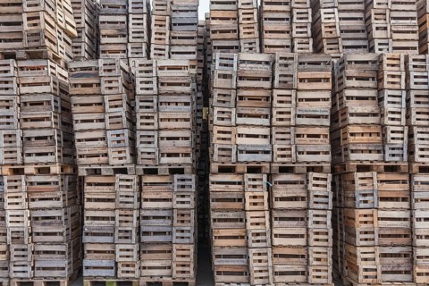 Wooden crates