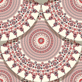 Seamless pattern with Hungarian traditional motif for your design
