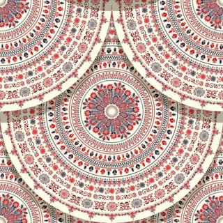 Seamless pattern with Hungarian traditional motif for your design