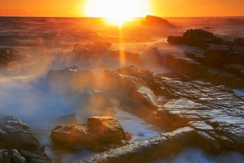 Sunset on Bird Island