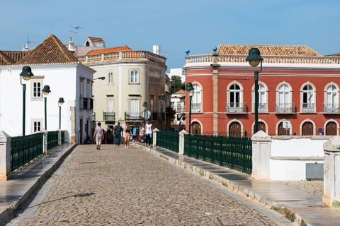 Roman bridge over the river Gilao