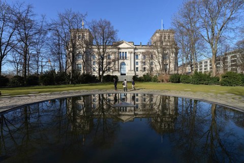 Memorial to the Sinti and Roma of Europe murdered under National Socialism