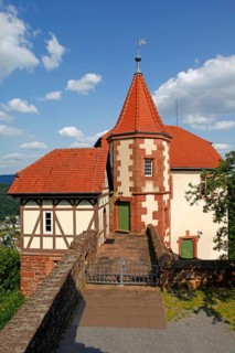 Commandant's house on the grounds of the outer castle