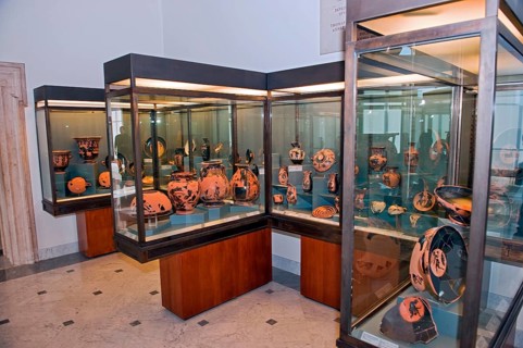 Collection of antique vases