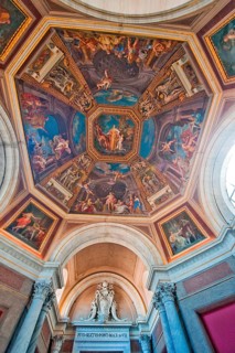 Dome painting in the Hall of the Muses