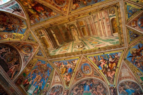 Ceiling Painting Triumph of the Christian Religion