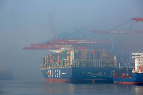 Container ship CMA CGM Marco Polo