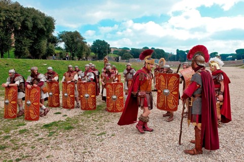 Traditional Group Roman Soldiers