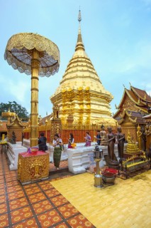 Golden Chedi at Wat Doi Suthep