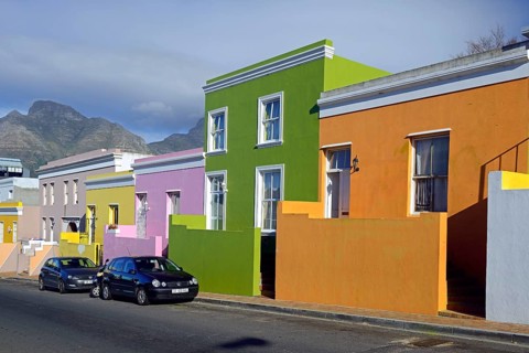 Coloured houses in Bo Kaap