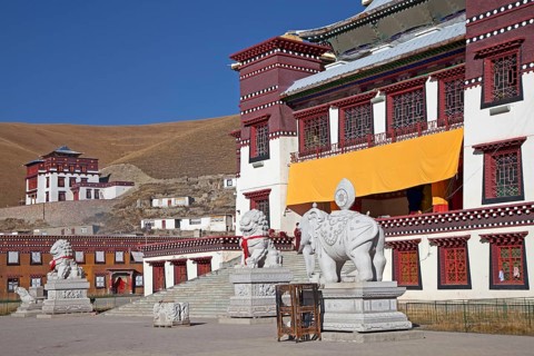 Sershu Dzong Tibetan Monastery in Sershu Village